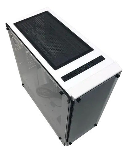 Gabinete Gamer Redragon Wheeljack Blanco **sin Abanicos**