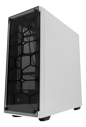 Gabinete Gamer Redragon Wheeljack Blanco **sin Abanicos**