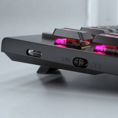 Teclado Mecánico Gamer Redragon Horus K621rgb-wireless-red S