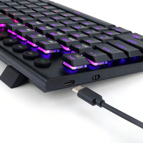 Teclado Mecánico Gamer Redragon Horus K621rgb-wireless-red S