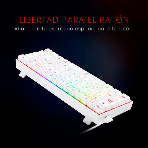 Teclado Mécanico 60% Redragon Dragonborn K630rgb Red Switch