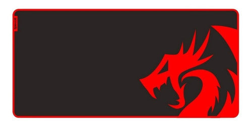 Mousepad Redragon Kunlun L P006 88x42cm Grosor 4mm Negrorojo