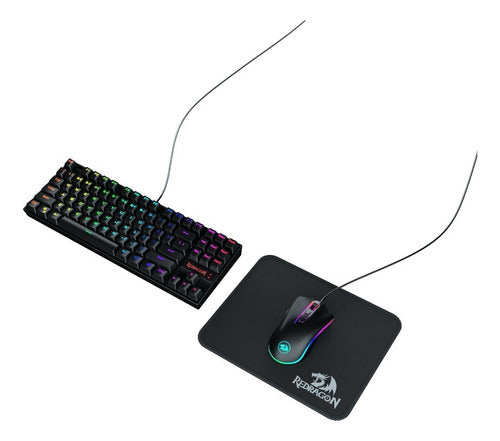 Mousepad Gamer Redragon Flick S P029, 25 X 21cm, Grosor 3mm