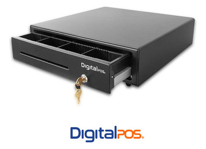 Cajón De Dinero Digital Pos Dig-4101 Eco Llave 6.6kg Negro
