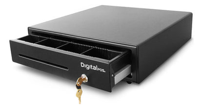 Cajón De Dinero Digital Pos Dig-4101 Eco Llave 6.6kg Negro