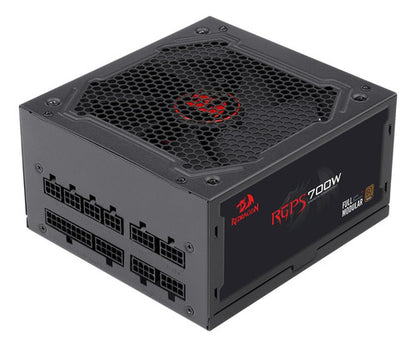Fuente De Poder Redragon Rgps 700w- Ps005- 80+bonze- Modular Color Negro