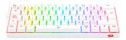 Teclado Gamer Redragon Dragonborn White K630,rgb,brownswitch