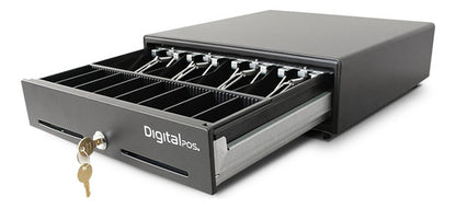 Cajón De Dinero Digital Pos Dig-330 Eco, 6.3kg, Negro