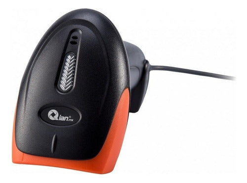 Qian Qlla1701 Lector De Código De Barras Láser 1d Usb Y Base