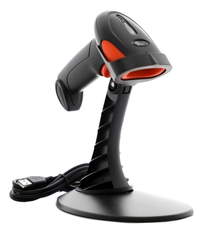 Qian Qlla1701 Lector De Código De Barras Láser 1d Usb Y Base