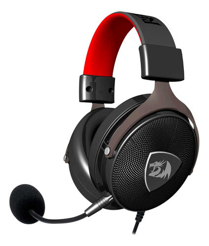 Redragon Audífonos Gamer Icon H520 Alámbrico 2m Negro/rojo