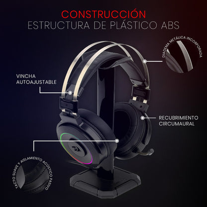 Redragon Audífonos Gamer Micrófono H320-rgb Lamia 2 7.1 Usb