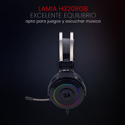 Redragon Audífonos Gamer Micrófono H320-rgb Lamia 2 7.1 Usb