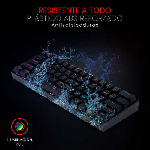 Teclado Mécanico 60% Redragon Dragonborn K630rgb Blue Switch