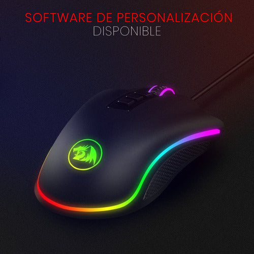 Mouse Gamer Redragon Cobra-chroma M711 Color Negro