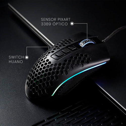 Mouse Gamer Redragon Óptico Storm Elite M988-rgb Alámb Usb