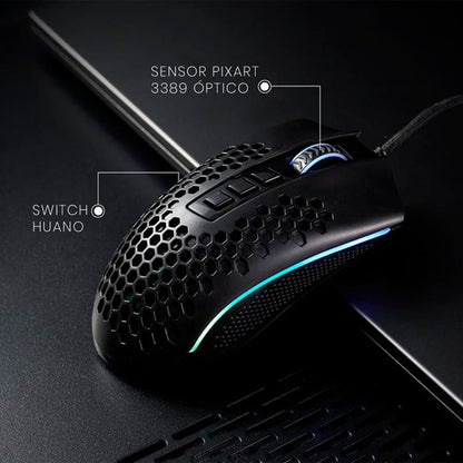 Mouse Gamer Redragon Óptico Storm Elite M988-rgb Alámb Usb