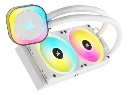 Corsair Icue Link H100i Rgb Aio Enfriamiento Líquido Blanco