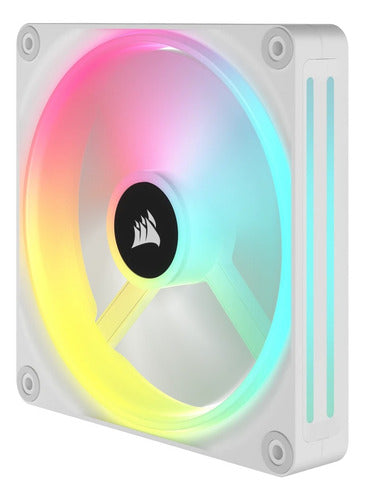 Ventilador Corsair Icue Link Qx140 Rgb 140mm Blanco 2 Piezas