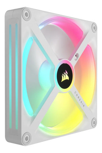 Ventilador Corsair Icue Link Qx140 Rgb 140mm Blanco 2 Piezas