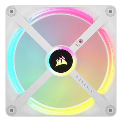 Ventilador Corsair Icue Link Qx140 Rgb 140mm Blanco 2 Piezas