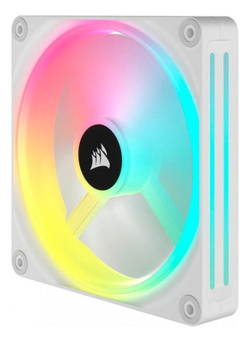 Ventilador Blanco Corsair Icue Link Qx120 Rgb 120mm 2400rpm