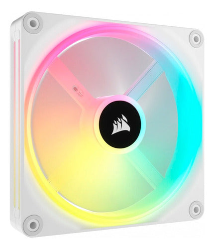 Ventilador Blanco Corsair Icue Link Qx120 Rgb 120mm 2400rpm