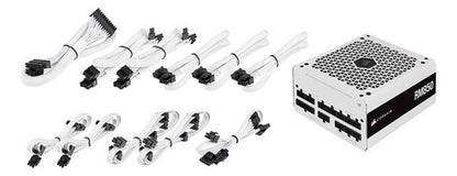Fuente De Poder Blanco Corsair Rm850 80 Plus Gold 24-p 850w