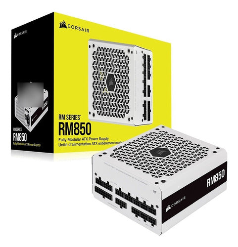 Fuente De Poder Blanco Corsair Rm850 80 Plus Gold 24-p 850w