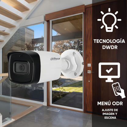 Dahua Cámara Cctv Bullet Ir Hac-hfw1500tl-a-28 2880x1620p