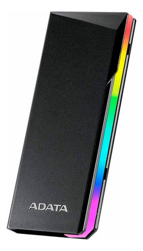 Adata Gabinete De Disco Duro Ec700g Rgb M.2, Sata, Usb 3.2