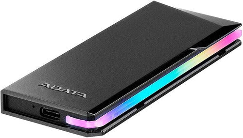Adata Gabinete De Disco Duro Ec700g Rgb M.2, Sata, Usb 3.2