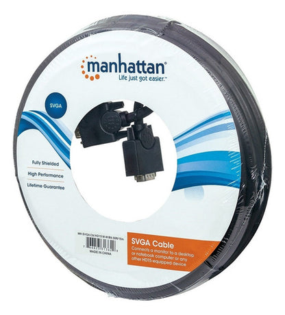Manhattan Cable Para Monitor Svga 8mm Vga (d-sub) Macho 15 M