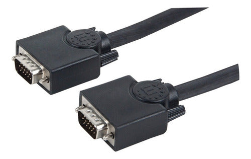 Manhattan Cable Para Monitor Svga 8mm Vga (d-sub) Macho 15 M