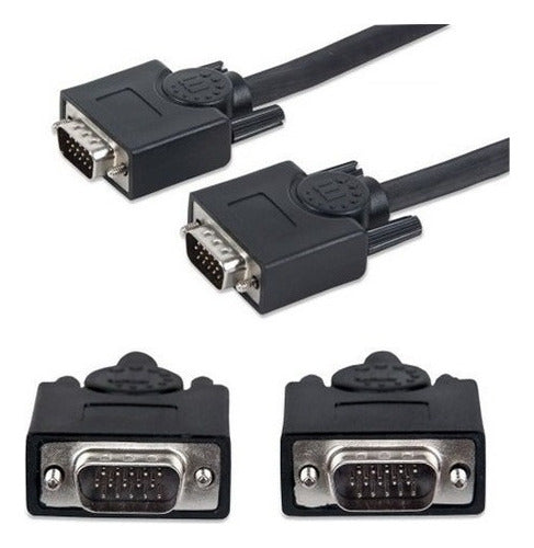 Manhattan Cable Video  Monitor Svga 8mm Vga (d-sub) Macho