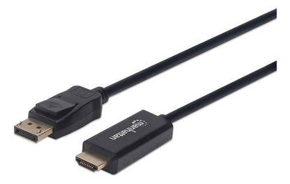 Manhattan Cable Displayport 1.2 Macho - Hdmi 1.8 M 4k 60hz