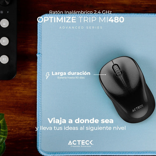 Mouse Ergonómico Acteck Óptico Opti Trip Mi480 Usb-a 1600dpi