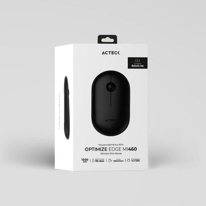 Mouse Acteck Óptico Optimize Edge Mi460 Usb-a 1600dpi Negro