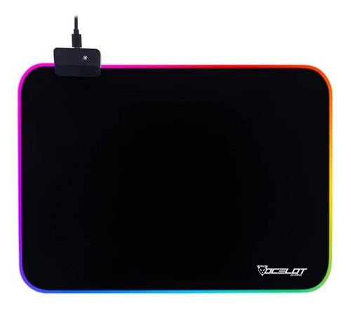 Mousepad Gamer Ocelot Gaming Omp01, 35 X 25cm, Grosor 3mm