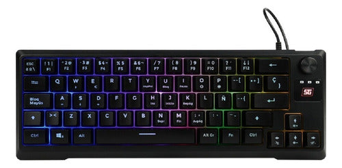 Teclado Gamer Vorago Start The Game Kb-506 Rgb Alámbrico
