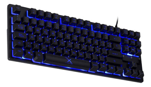 Teclado Gamer Xzeal Xst-300 Led, Alámbrico, Negro (español)