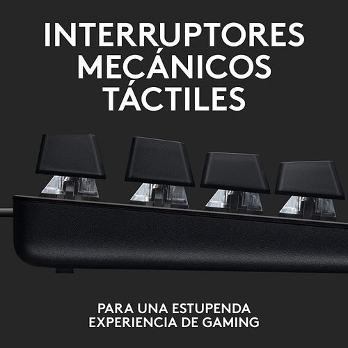 Teclado Logitech G413 Tkl Se, Alámbrico, Usb, Negro (inglés)