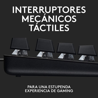 Teclado Logitech G413 Tkl Se, Alámbrico, Usb, Negro (inglés)