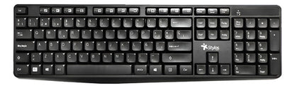 Teclado Stylos Stptec5b, Alámbrico, Usb, Negro (español)