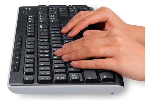 Teclado Logitech K270, Inalámbrico, Usb 2.0, Negro (español)