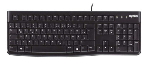 Teclado Logitech K120, Usb, Alámbrico, Negro (español)