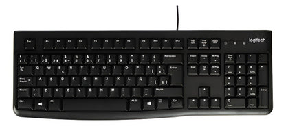 Teclado Logitech K120, Usb, Alámbrico, Negro (español)
