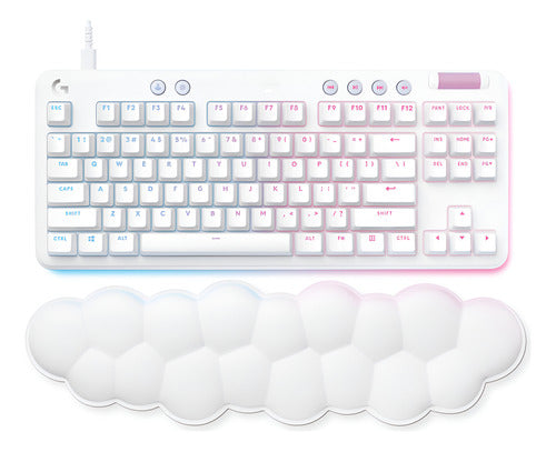 Teclado Gamer Logitech G713 Rgb Tkl Gx Brown Blanco (inglés)
