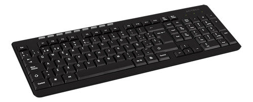 Teclado Acteck Tm100, Inalámbrico, Usb, Negro (español)
