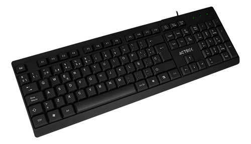Teclado Acteck Ac-928946, Alámbrico, Usb, Negro (español)